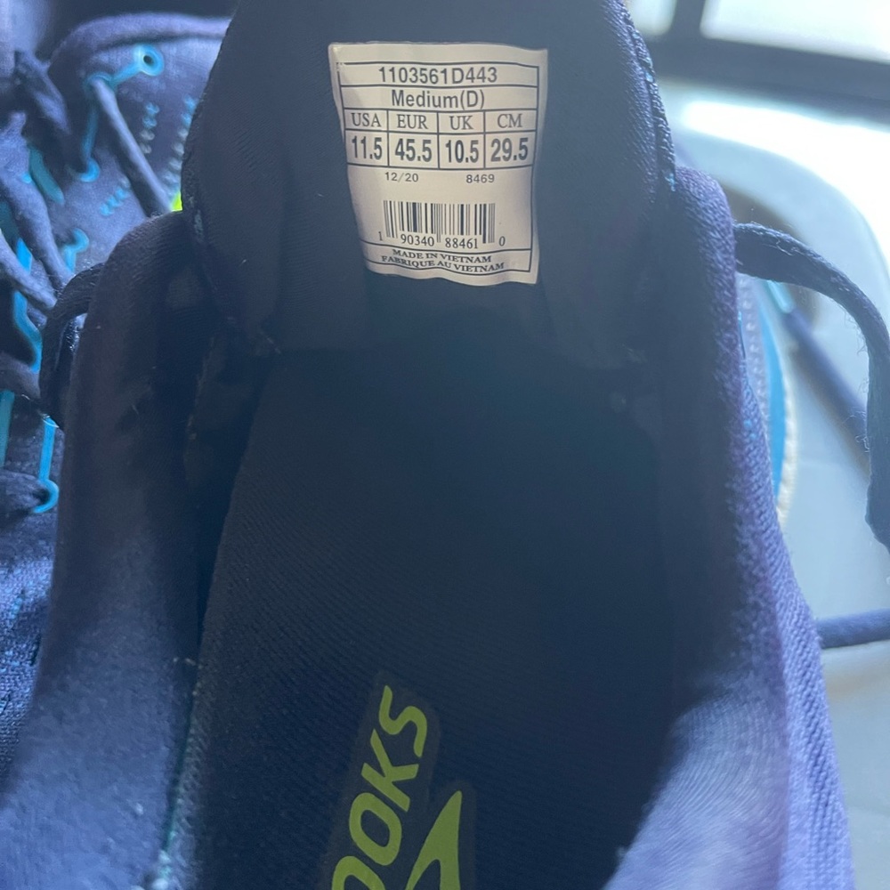 Brooks Athletic Shoes - Blue and Black